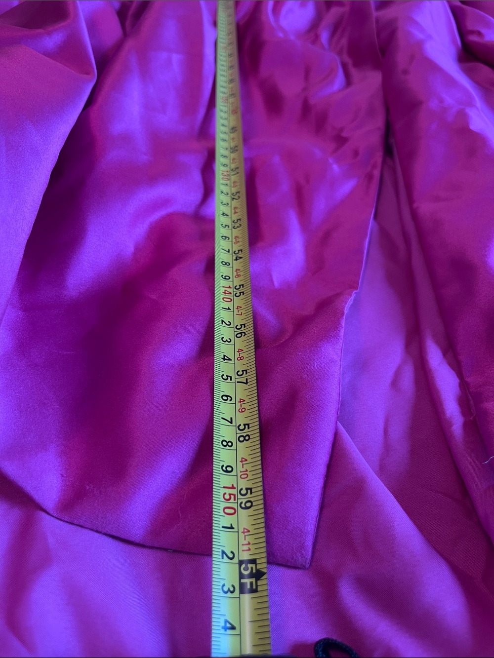 Loyeloy Fuchsia One Shoulder Floor Length Gown - Picture 12 of 14